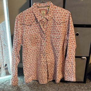 Women's Floral Button Down Shirt